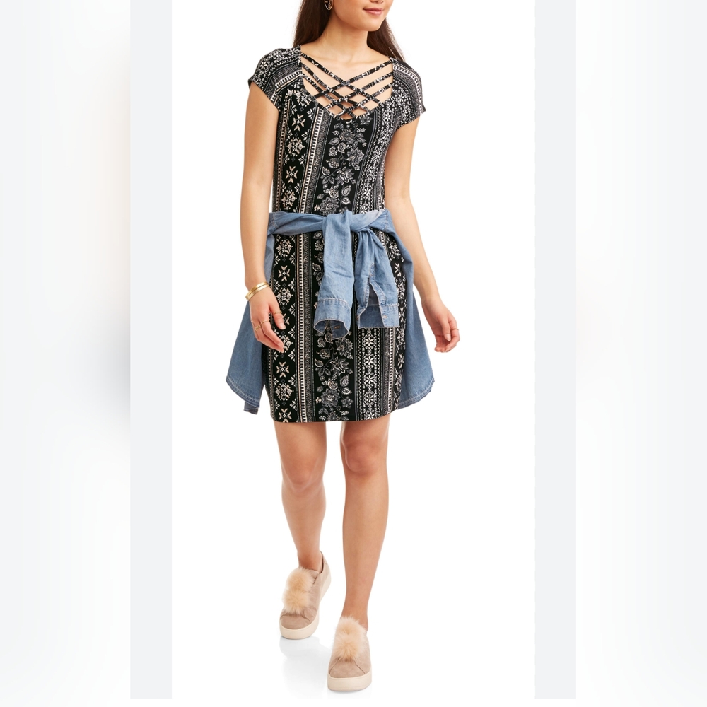 Eye Candy patterned dress
